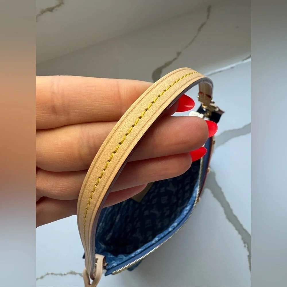 LV x TM Pochette Accessoires - Monogram cherry denim